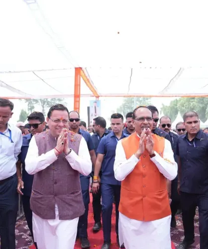CM Dhami, Shivraj Launch Rs 369-Crore Projects in Rudrapur
