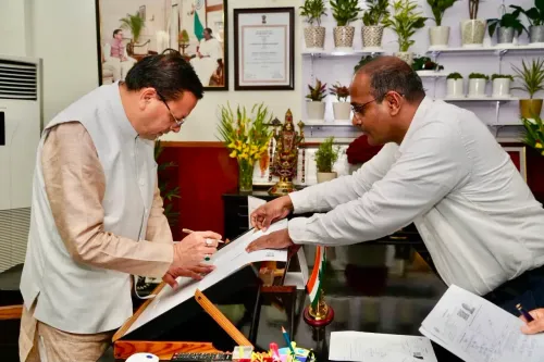 CM Dhami Submits SIR Enumeration Form, Urges Uttarakhand Voters