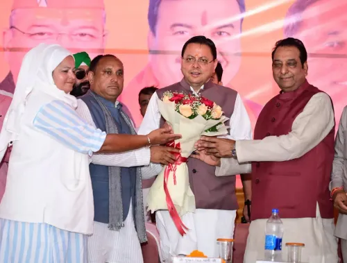 CM Dhami Touts UCC and Madrasa Overhaul at Dehradun Beneficiary Meet