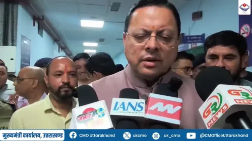 CM Dhami Visits Chamoli Hospital, Meets Injured