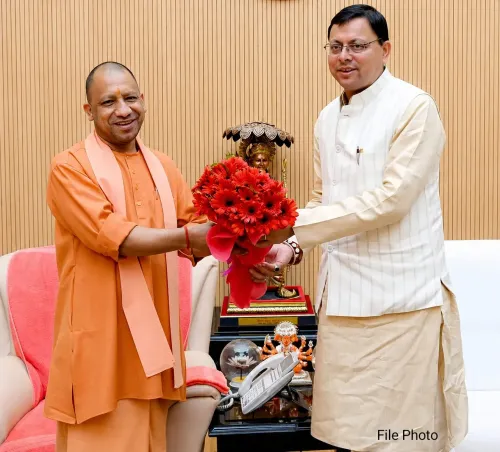 CM Dhami Wishes Yogi Adityanath on Birthday