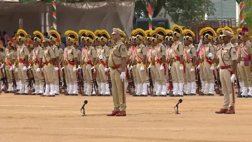 CM DK Shivakumar Hoists Flag at Bengaluru's 80th Independence Day