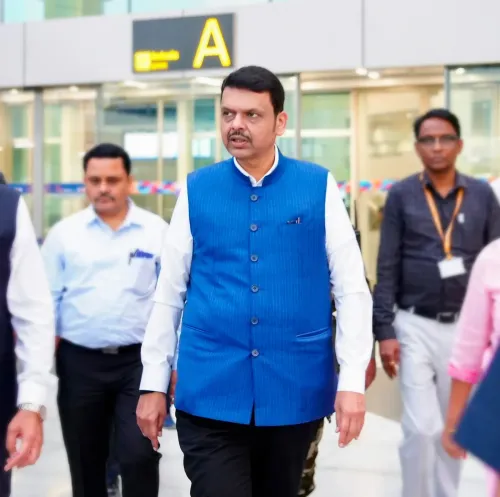 CM Fadnavis Arrives in New Delhi for Central Meetings
