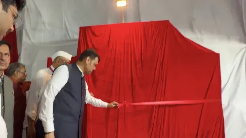 CM Fadnavis attends Baba Shingote Chowk naming in Mumbai