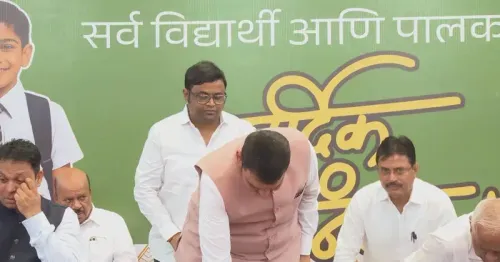 CM Fadnavis attends Shala Praveshotsav 2026 at PM SHRI school in Raigad