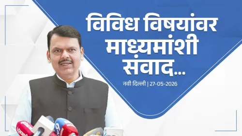 CM Fadnavis Briefs Media in Delhi on Jal Jeevan Mission, River Linking
