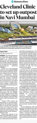 CM Fadnavis: Cleveland Clinic to open outpost in Navi Mumbai
