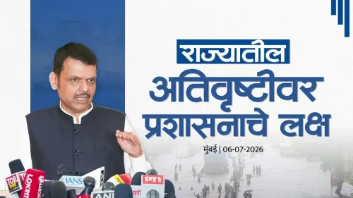 CM Fadnavis: Disaster Dept Monitoring Mumbai Floods
