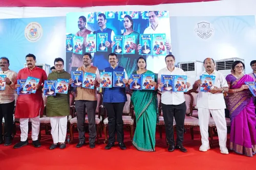CM Fadnavis, Ex-CJI Gavai Launch Civics Curriculum & Ambedkar Book