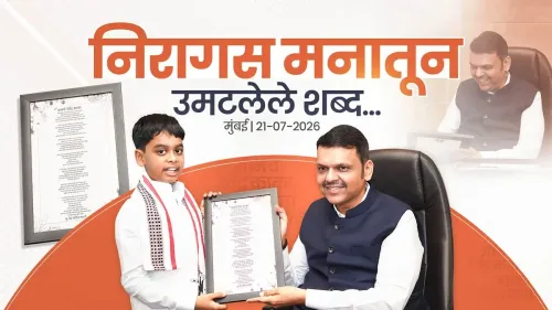 CM Fadnavis Gets Birthday Poem from Pune Boy
