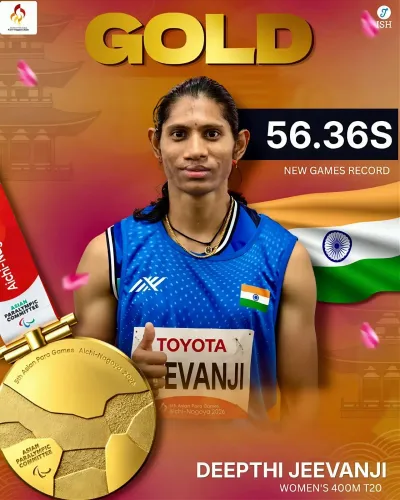 CM Fadnavis Hails Deepthi Jeevanji's Gold at Asian Para Games 2026