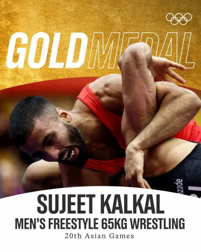 CM Fadnavis Hails Sujeet Kalkal's Asian Games 2026 Gold