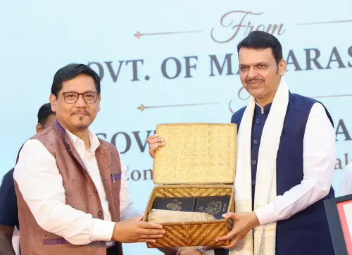 CM Fadnavis hands Navi Mumbai plot to Meghalaya for new Bhavan