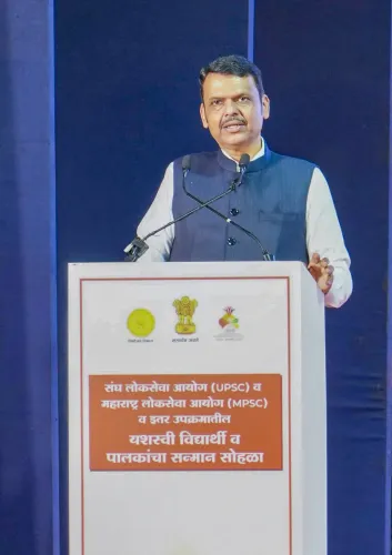CM Fadnavis honours SARATHI toppers in Pune