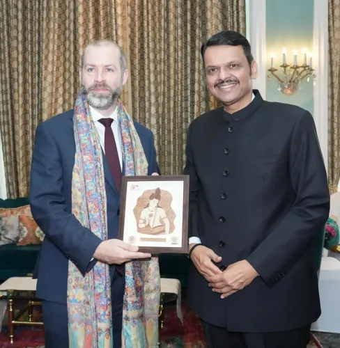 CM Fadnavis Meets UK Regional Leaders in Mumbai for Trade Push