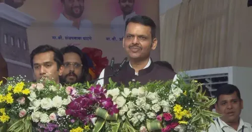 CM Fadnavis unveils Shahu Maharaj statue, opens renovated school in Kolhapur