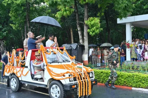 CM Hemant Soren Reviews Paran Parade at JAP 1 Ground, Ranchi
