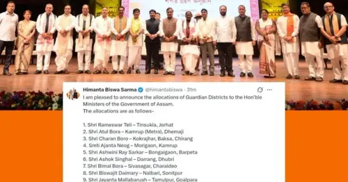 CM Himanta announces Guardian Ministers list for Assam districts