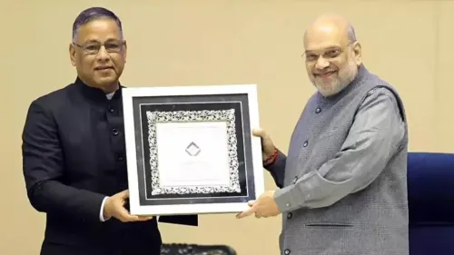 CM Himanta Biswa Sarma Bids Farewell to IB Chief Tapan Deka