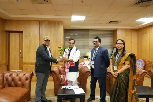 CM Himanta Biswa Sarma Meets Eminent Personalities at Lok Sewa Bhawan