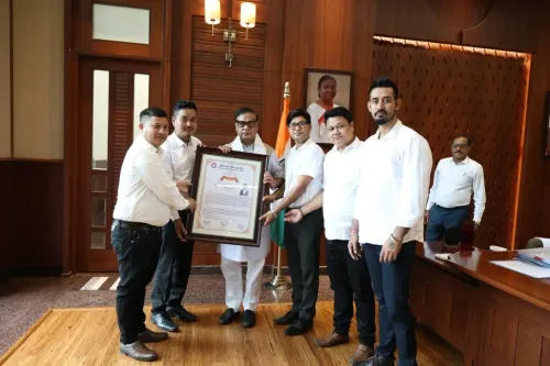 CM Himanta Biswa Sarma Receives Matak Student Delegation