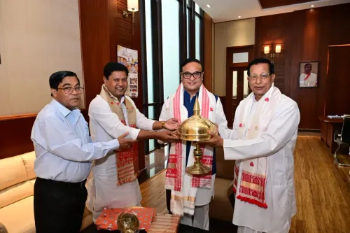 CM Himanta Biswa Sarma receives Srimanta Sankardeva Sangha delegation