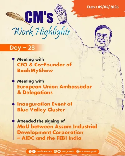 CM Himanta Biswa Sarma's Day 28 Work Highlights Shared