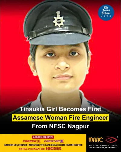 CM Himanta Congratulates Assam's First Woman Fire Engineer