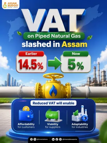 CM Himanta Cuts PNG VAT to 5% to Boost Clean Energy in Assam