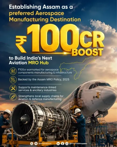 CM Himanta Earmarks ₹100cr for Assam MRO Hub Push