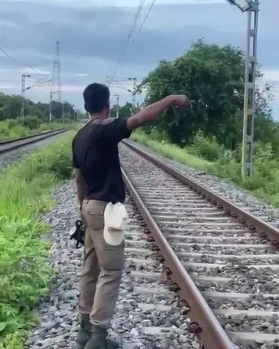 CM Himanta Flags Assam Forest Guards Saving Elephants on Rail Lines