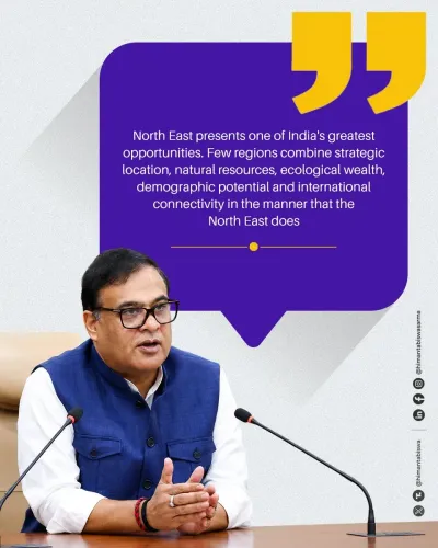 CM Himanta flags North East as hub of opportunity, eyes Viksit future