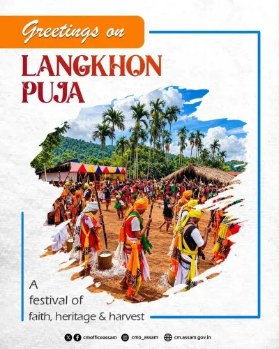 CM Himanta greets Tiwa community on Langkhon Festival