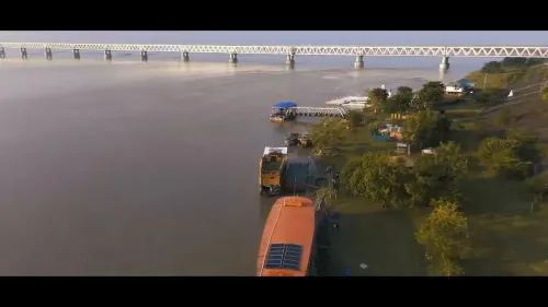 CM Himanta Hails First Dibrugarh–Dhaka Cargo as Waterway Milestone