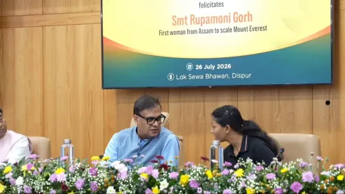 CM Himanta Honours Assam's First Woman Everest Summiteer