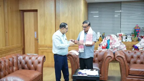 CM Himanta Hosts Shapoorji Pallonji, Other Delegations at Loksewa Bhawan