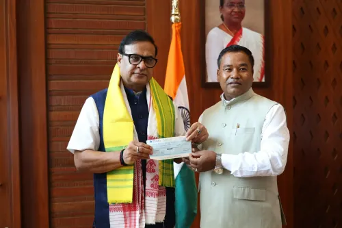 CM Himanta lauds Silchar entrepreneur's donation to Assam CMRF
