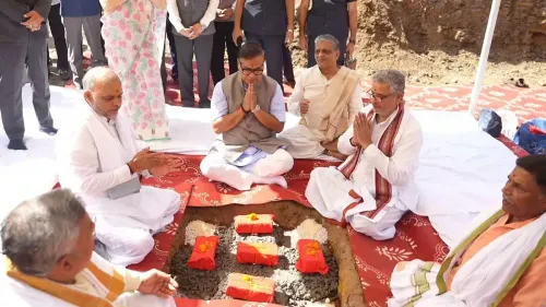 CM Himanta lays foundation of JK Lakshmi Cement plant in Dima Hasao