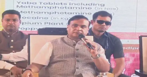 CM Himanta Leads Assam Drug Disposal Drive in Nalbari