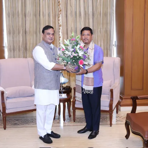 CM Himanta meets Meghalaya CM Sangma, vows to resolve border dispute