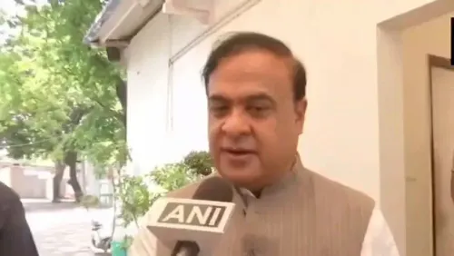 CM Himanta meets Rajnath Singh, addresses media in Delhi