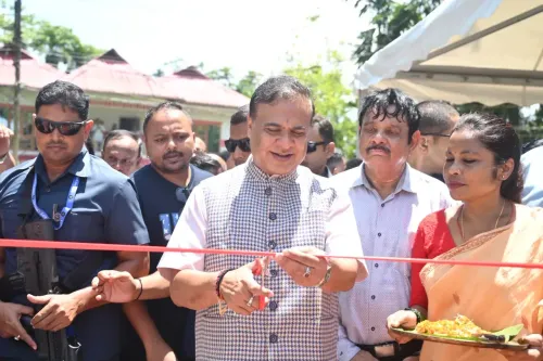 CM Himanta opens RCC bridge in Jalukbari under Unnata Pakipoth scheme