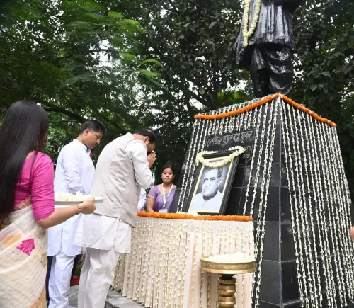 CM Himanta Pays Tribute to Freedom Fighter Tarun Ram Phookun