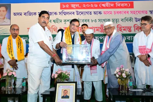 CM Himanta pays tribute to Kushal Konwar on 83rd Swahid Diwas