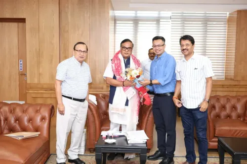 CM Himanta Receives ₹20 Lakh for Assam Relief Fund