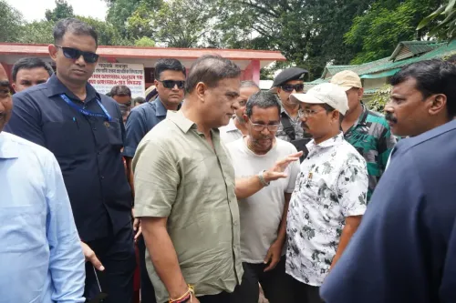 CM Himanta Reviews Flood Relief in Charaideo District