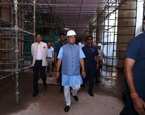 CM Himanta Reviews Guwahati Convention Centre Progress