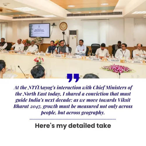 CM Himanta Shares Remarks at NITI Aayog North-East Meet