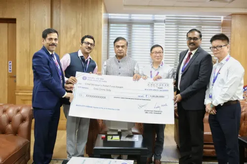 CM Himanta thanks SBI staff for ₹1 Cr relief fund contribution