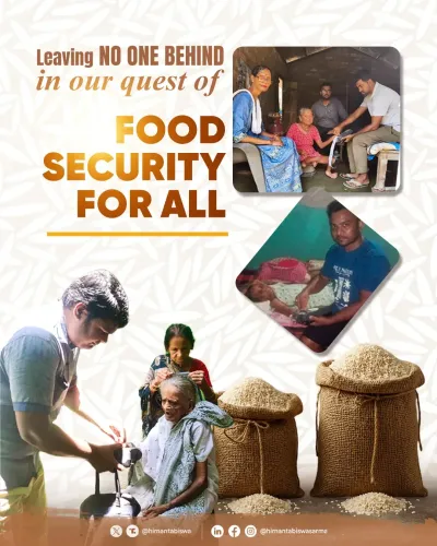 CM Himanta to Deliver Ration at Doorsteps of Elderly, Divyangjans